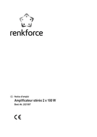 Notice Renkforce RFWAM500 Recepteur