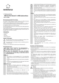 Notice Renkforce RF3703155 Commutateur