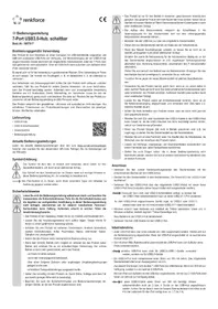 Notice Renkforce RF4821051 Commutateur