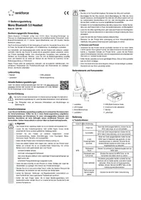 Notice Renkforce RFPHS500 Ohrstöpsel