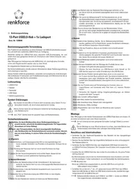 Notice Renkforce RF3897144 Commutateur