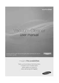 Notice SAMSUNG SU12F70SD Aspirateur
