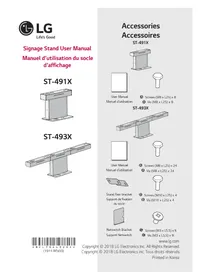 Notice LG ST493X Support pour téléviseur