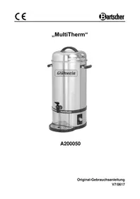 Notice BARTSCHER A200050 Cantina vini