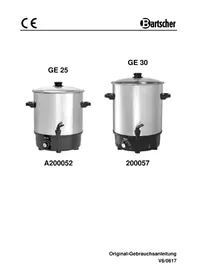 Notice BARTSCHER GE 30 Cantina vini