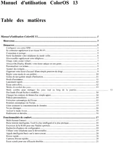 Notice OPPO COLOROS 13 Téléphone mobile