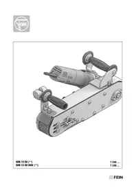 Notice Fein GRIT GHB 1550 INOX Slipmaskin