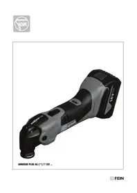Notice Fein MULTIMASTER AMM 500 PLUS TOP Multiverktøy