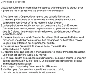 Notice DENVER ACT321 Sportscam