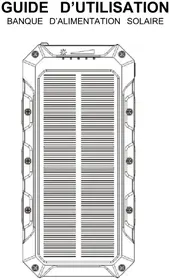 Notice DENVER PSQ20008 Batterie portable