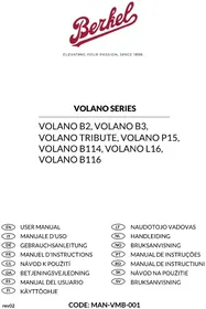 Notice Berkel VOLANO B116 Krájač potravín