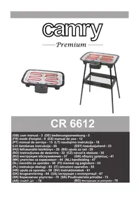 Notice CAMRY CR 6612 Grill
