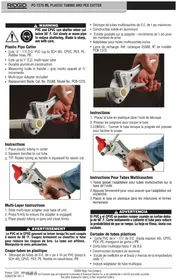 Notice RIDGID PC1250 Paire de ciseaux