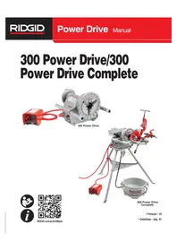Notice RIDGID 300 COMPLETE Perceuse électrique industrielle