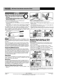 Notice RIDGID 605608M Presse-plieuse