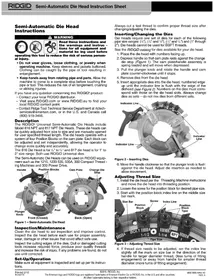 Notice RIDGID 815A Presse à sertir