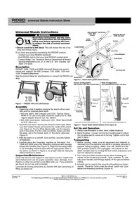 Notice RIDGID 100A Support d'outils