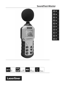 Notice Laserliner SOUNDTESTMASTER Sound level meters