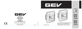 Notice GEV 16910 Détecteur de mouvements