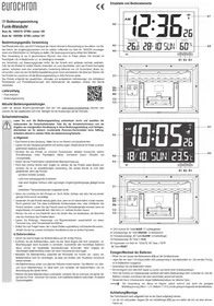 Notice Eurochron EFWU JUMBO 100 Horloge