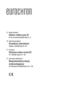 Notice Eurochron EC4406124 Station Météo
