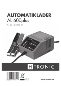 Notice H-Tronic AL600PLUS Battery charger