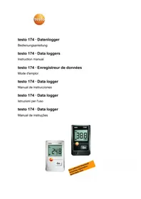 Notice Testo 174H Equipamentos de medição