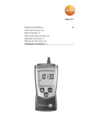 Notice Testo 511 Equipamentos de medição
