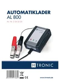 Notice H-Tronic AL 800 Battery charger
