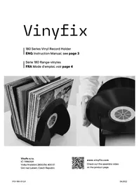 Notice Vinyfix VINYL RECORD STAND 180 Accessoire audio