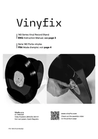Notice Vinyfix VINYL RECORD STAND 140 Support pour vinyles