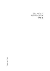 Notice IFM CR3145 Passerelle industrielle