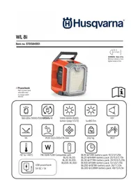 Notice HUSQVARNA WL 8I Éclairage