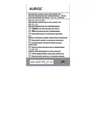Notice AURIOL IAN 405199 Budík s projekciou