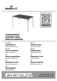 Notice Rocktrail IAN 401165 Table