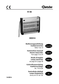 Notice BARTSCHER IV36 Pest control