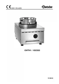 Notice BARTSCHER GWTH1 Fondue, raclette and wok appliance