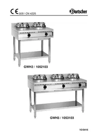 Notice BARTSCHER 1053103 Fondue, raclette and wok appliance
