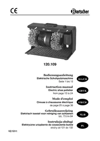 Notice BARTSCHER 120109 Polisher