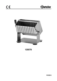 Notice BARTSCHER 10M1750M Szeletelő
