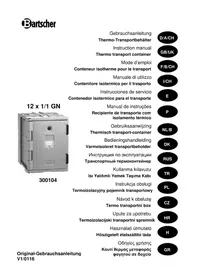 Notice BARTSCHER 300104 Recipiente para comida