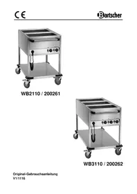 Notice BARTSCHER WB2110 Warmhouders