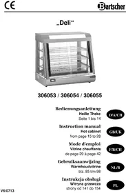 Notice BARTSCHER DELI 306055 Warmhouders