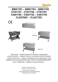 Notice BARTSCHER 200255 Warmhouders