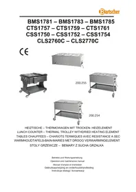 Notice BARTSCHER 200254 Warmhouders