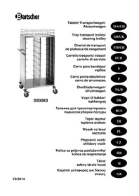 Notice BARTSCHER TT1600 Transport cart