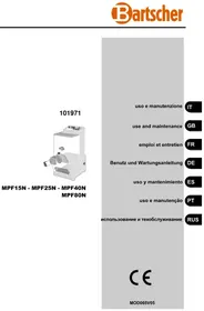 Notice BARTSCHER 101971 Maquina para hacer pasta