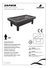 Notice Cougar SAPHIR Table de billard