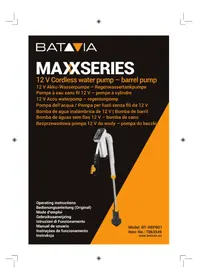 Notice Batavia MAXX BTRBP001 Pompe