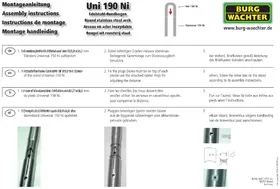 Notice Burg Wächter UNI 190 NI Coffre-fort